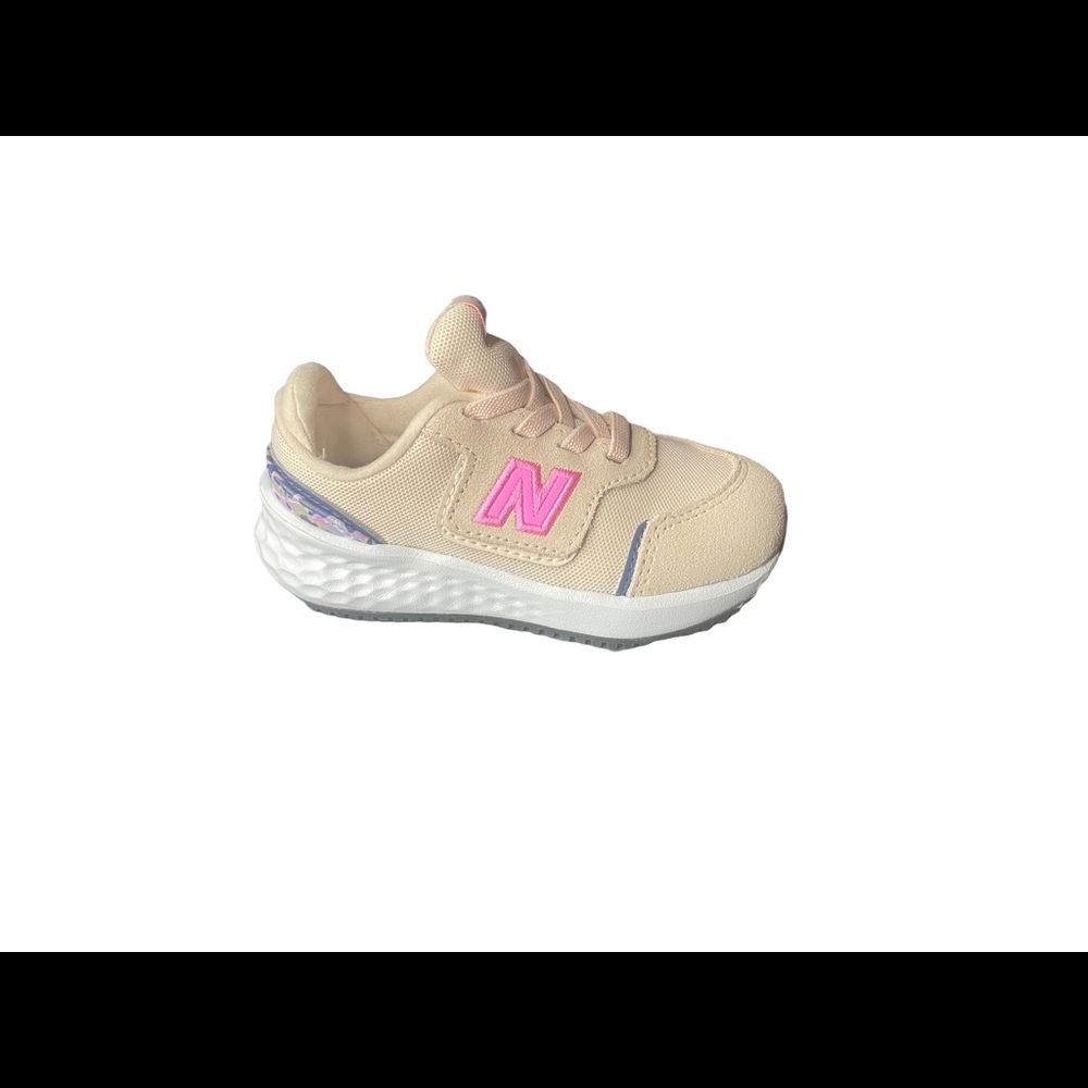 New Balance Girls X70 V1 Bungee Sneaker, Vintage Rose/Moon Shadow/, 7 Toddler